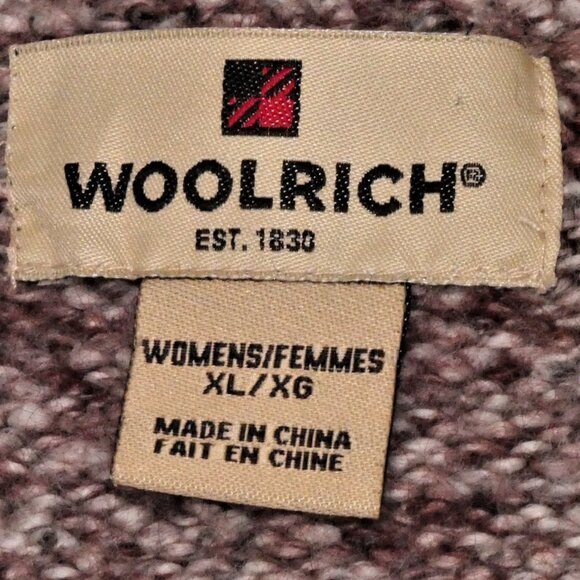 Woolrich Women's Hazelberry Heather Long Knit Belted Tunic Vest Size XL - Picture 7 of 10